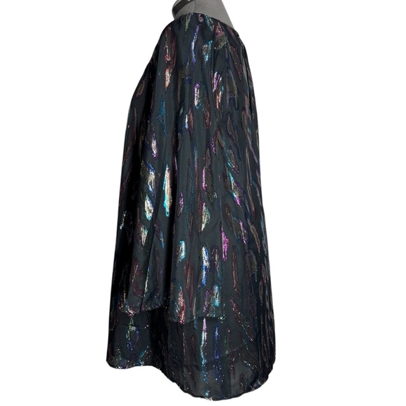 NWT Modcloth Northern Lights Dress with Multicolor Abstract Pattern - Size M - Picture 5 of 11